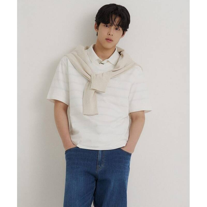 빈폴 BEANPOLE MEN 기본 브이넥 반소매 티셔츠 - 화이트 BC6242C401 405951 1758298