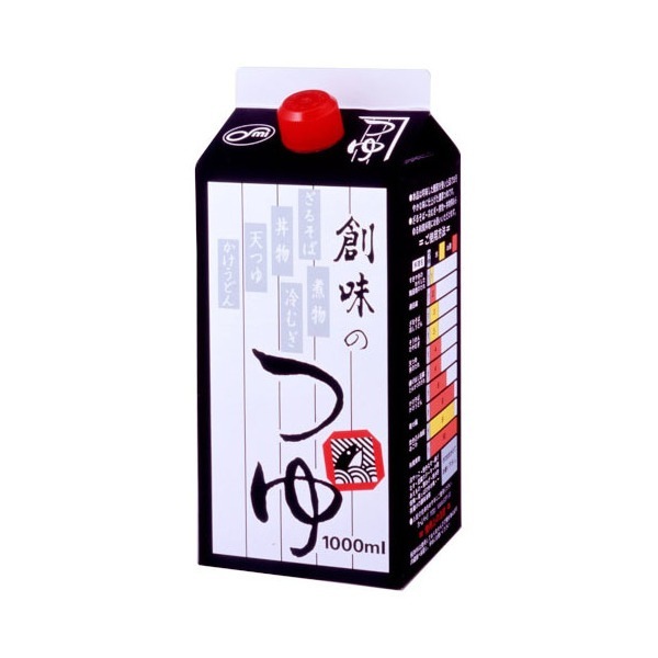 創味 つゆ 1L 6 メーカー直送