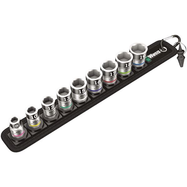 WERA ヴェラ 差込角 3/8DR 9点組 ソケットセット 保持機能付き 003970 工具 ツール DIY 作業工具 道具