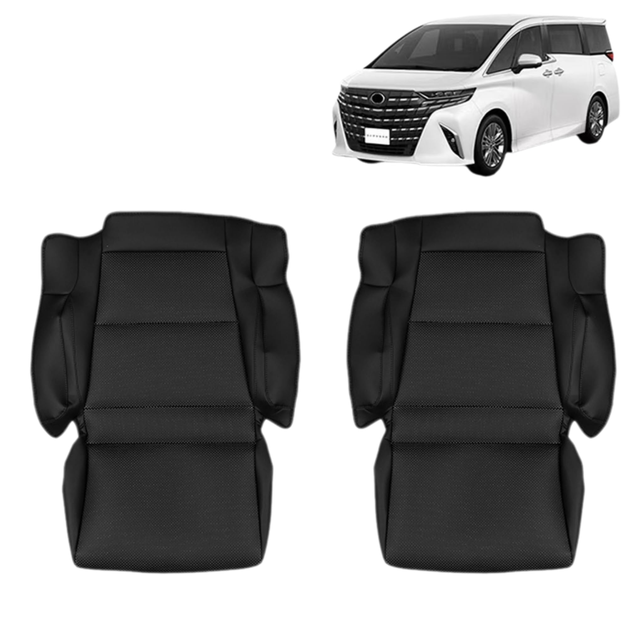 適用新型アルファード40系 ヴェルファイア 40系 アクセサリー 2列目後部座席マット カスタムパーツ 専用内装グッズ ブラック