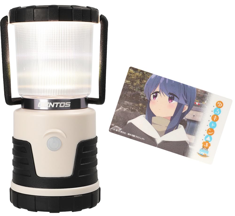 GENTOS(ジェントス) ゆるキャンコラボ LED ランタン 志摩リン オリジナルステッカー入り 【明るさ450ルーメン/実用点灯18時間/防滴】 単3形電池6本使用 エクスプローラー EX-RN