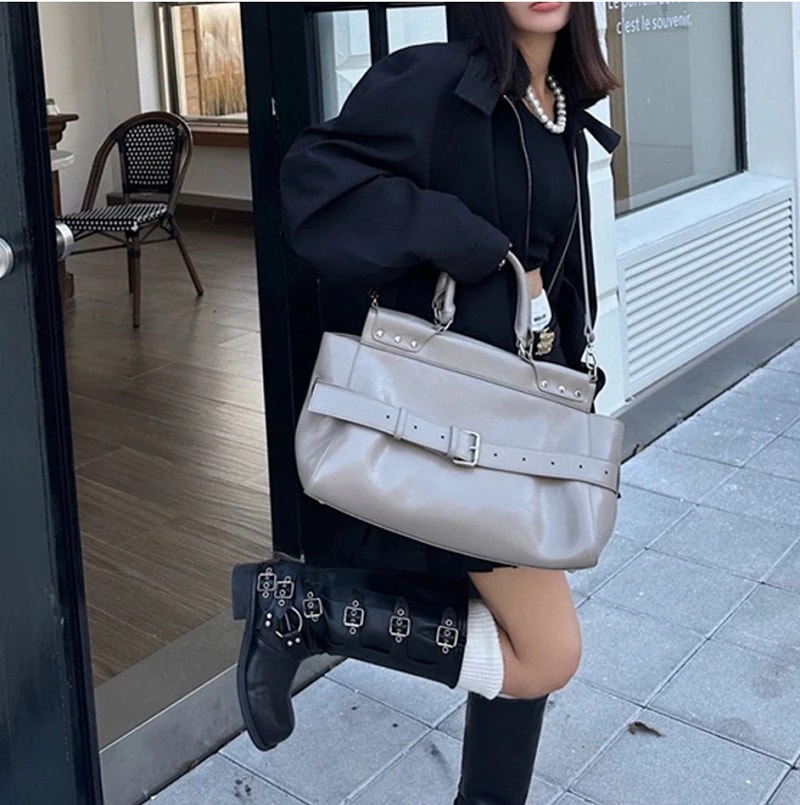 レデイースバッグトートバッグ2024春新作大容量A4本革レザー通勤通学3カラー30%までに制限