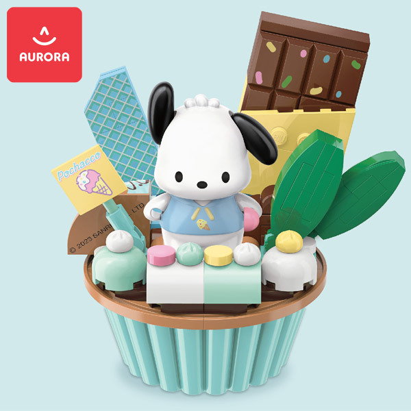 Qoo10] サンリオブロック ポチャコ ミントチョコ