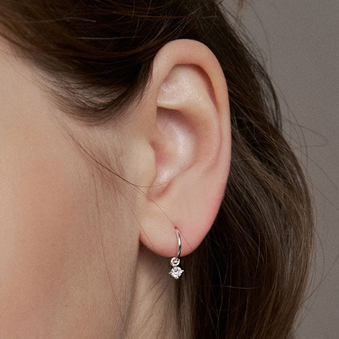 jingle one-touch earring 2色 おしゃれ ピアス 韓国芸能人着用 韓国ファッション