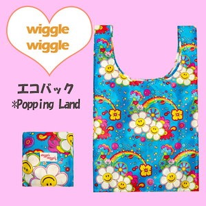 wiggle wiggle公式 ピクニックバック エコバック S5 Popping Land コンパクト 折り畳み