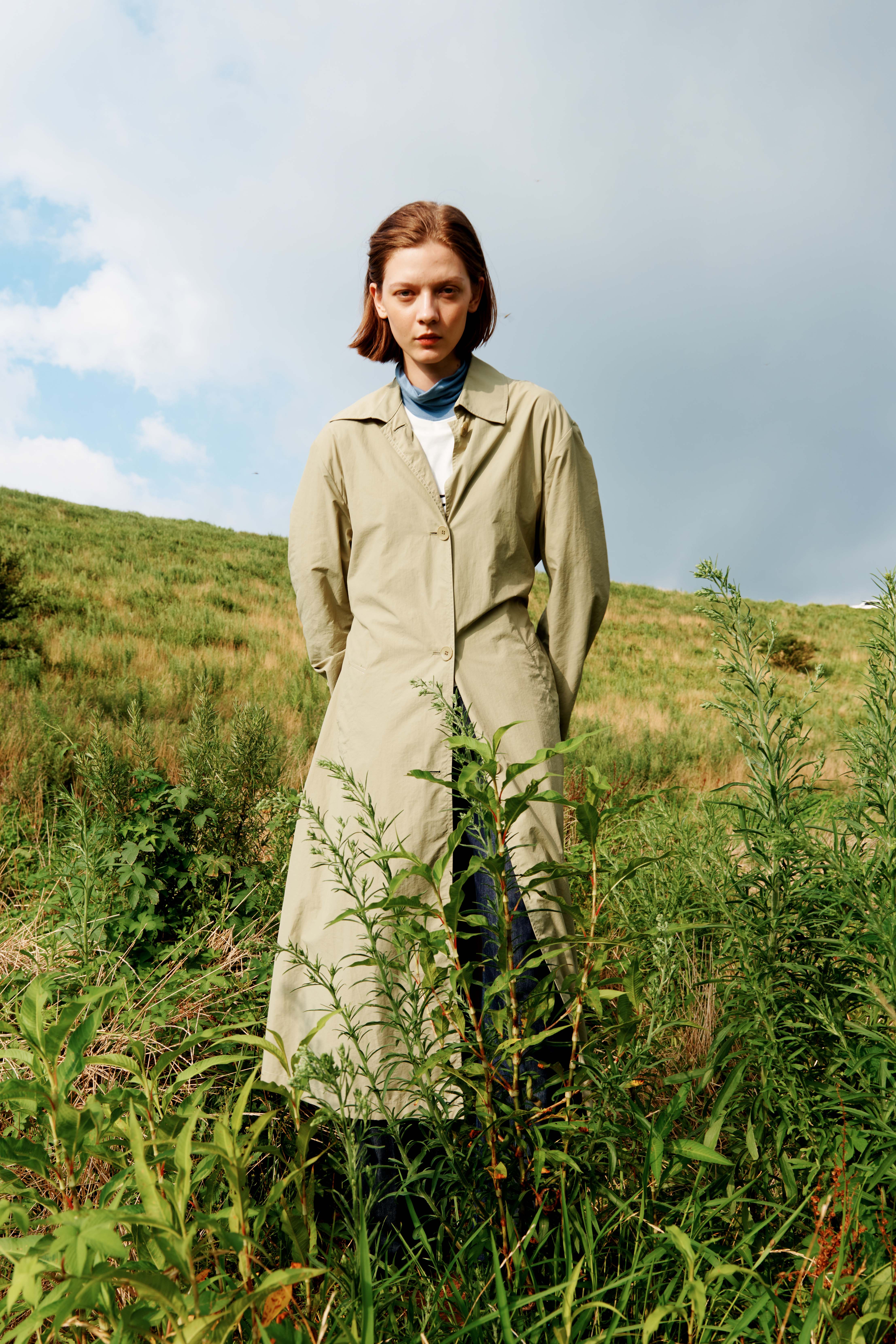 TRENDY TRENCH COAT 0003 GO