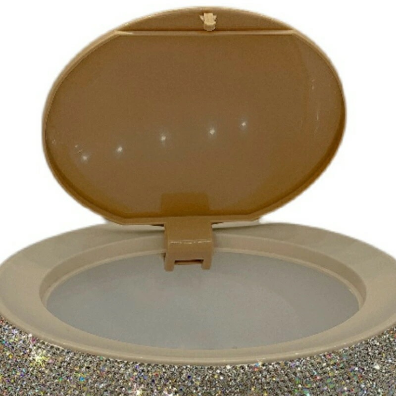 ミニゴミ箱 卓上 インテリア デスク周り らキラキラ 机上 整理 多機能 収納 小物入れ 小型 捨てやすい 省スペース 車載 洗面所 化粧台 おしゃれ