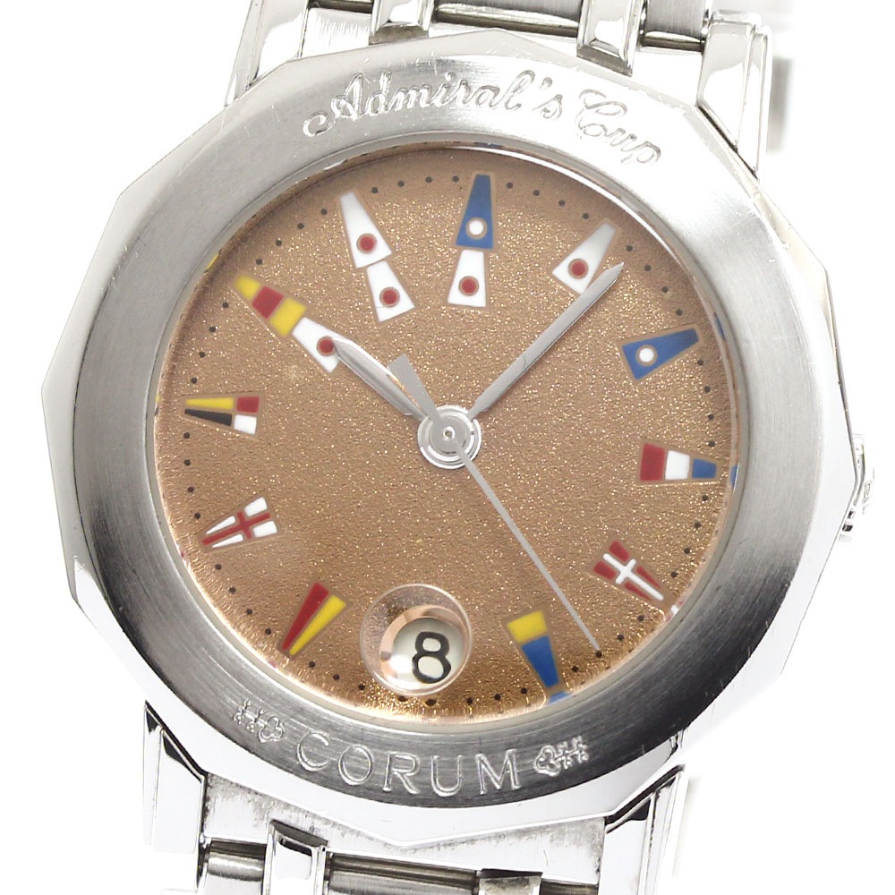 コルム CORUM 39.130.20.V585 アドミラルズカップ デイト クォーツ レディース _892960【中古】