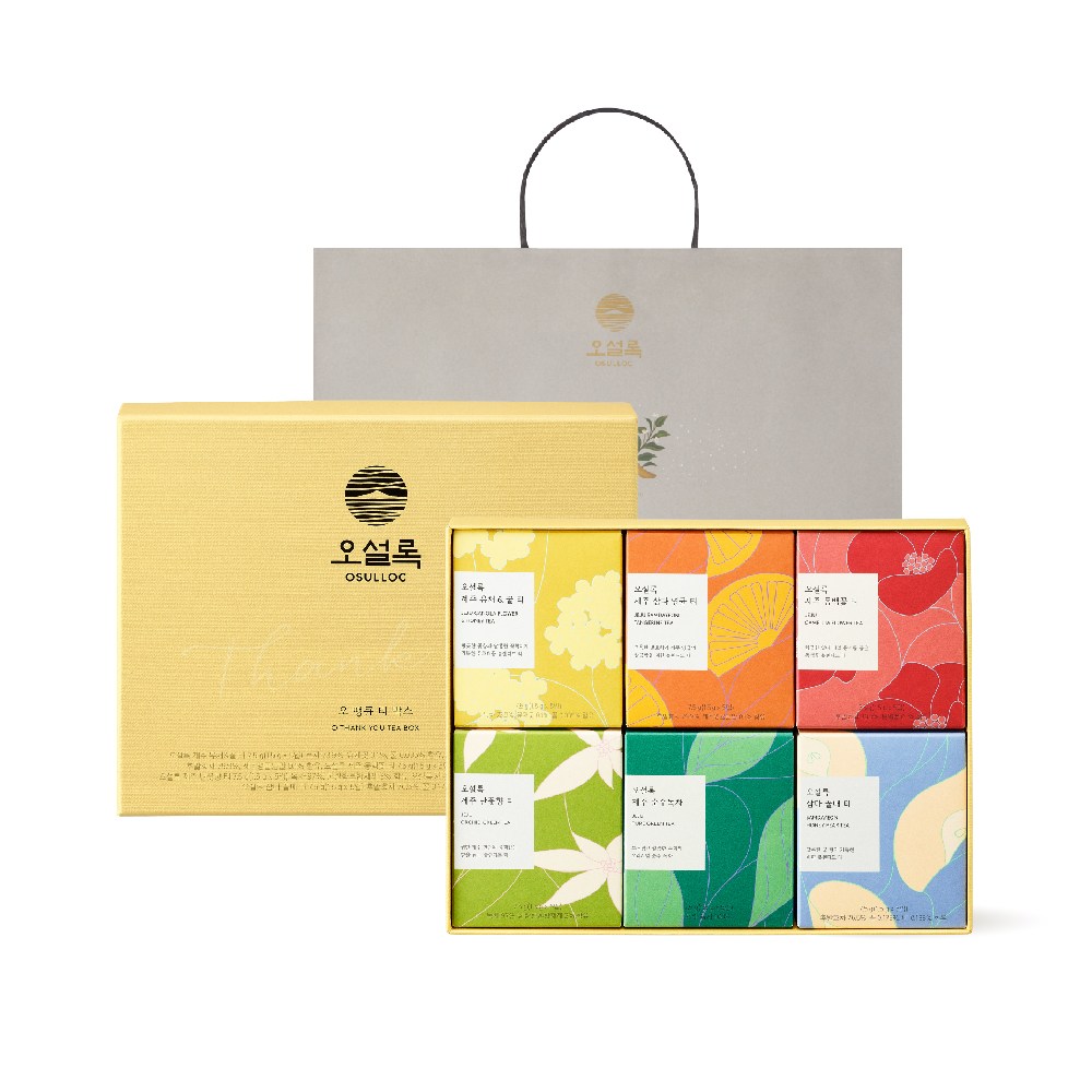 オソルロックオピョンキューティーバッグギフトセットEティーバッグ6種x 5p1セット