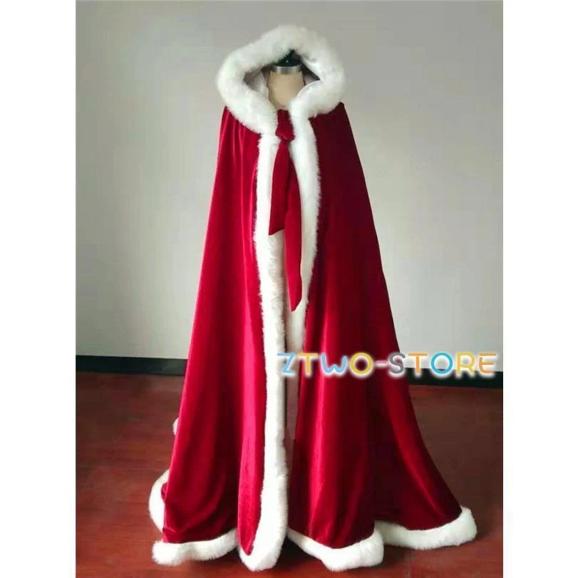 【大人気今年も登場】クリスマス マント 120cm 130cm 150cm 180cm 新劇 演出 イベント 魔法使い ローブ サンタ 仮装 コスチューム