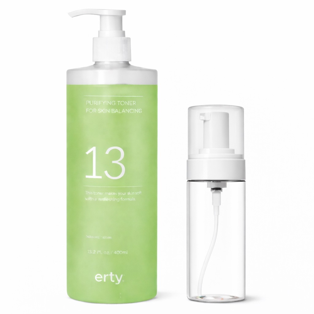 【レビュー10%】13 ピュリファイング トナー フォー スキンバランシング 480ml トナーボトルプレゼント付き l 韓国コスメ l 水分不足オイリー肌向けトナー l グリーントナー