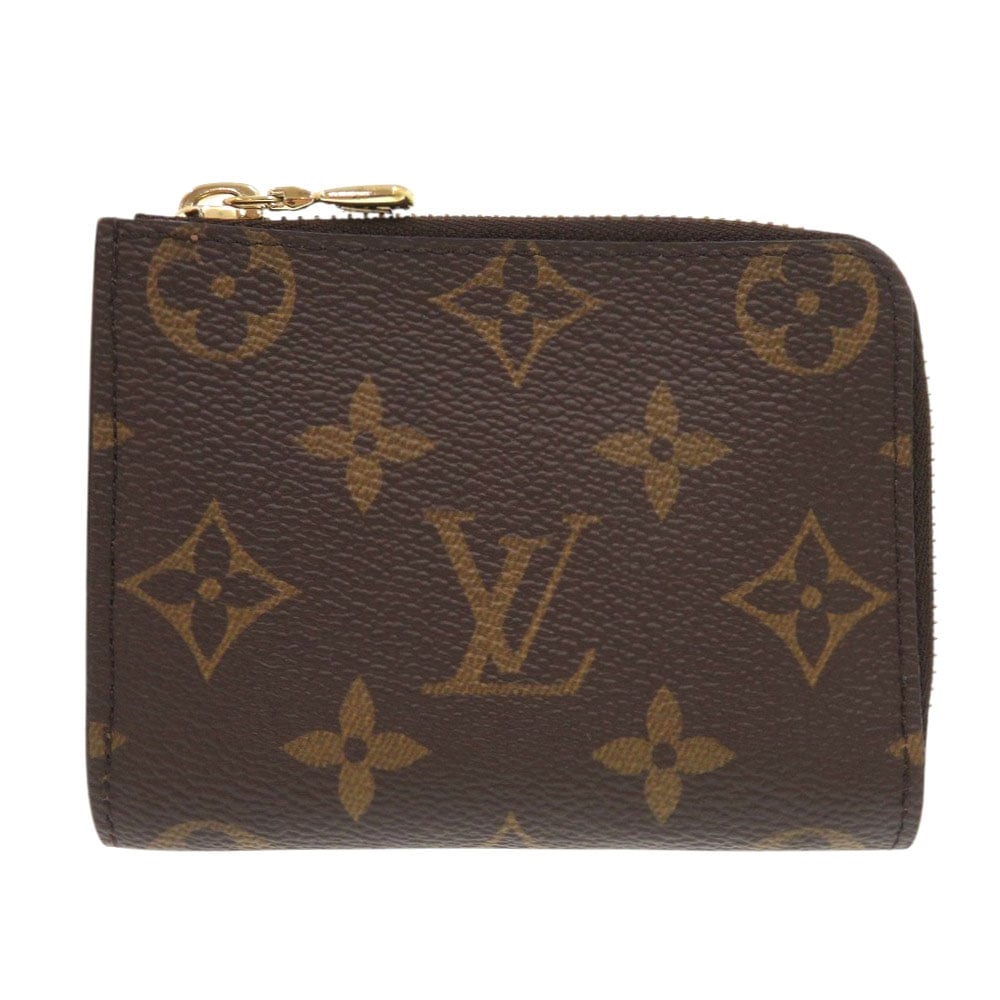 未使用品 L字ファスナー ポルトフォイユ ノア コンパクト M83476 カードケース モノグラムキャンバス アルマニャック LV 1367【中古】 レディース