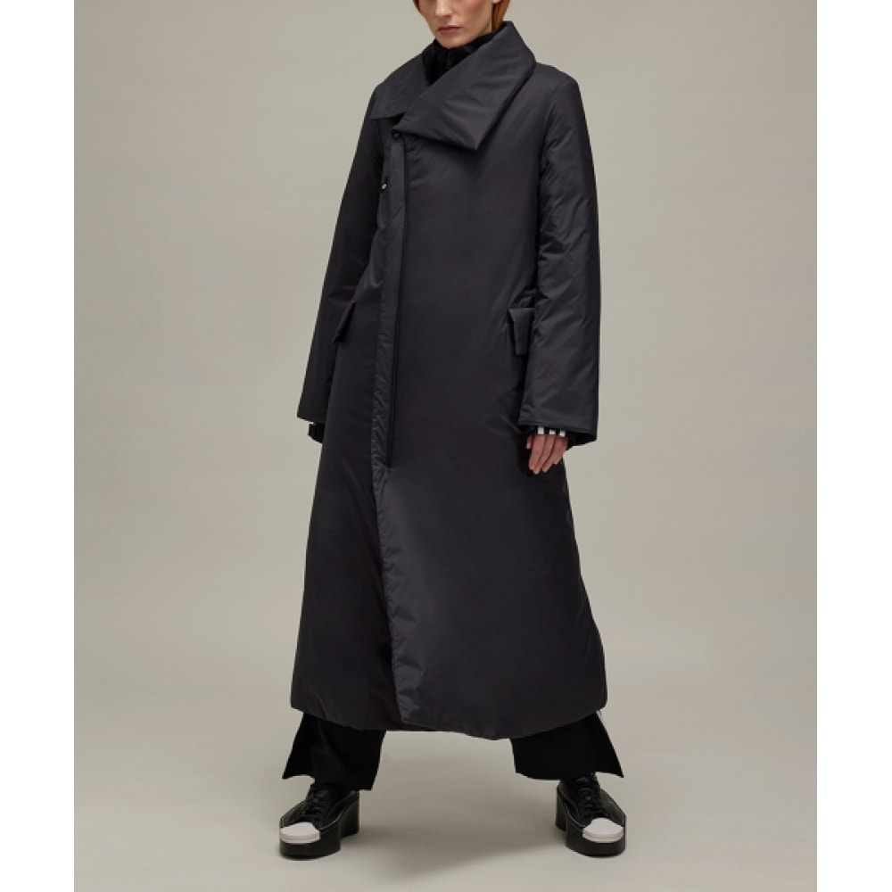 Y-3 (W) パッド入りコートブラックパッド入りコートブラック