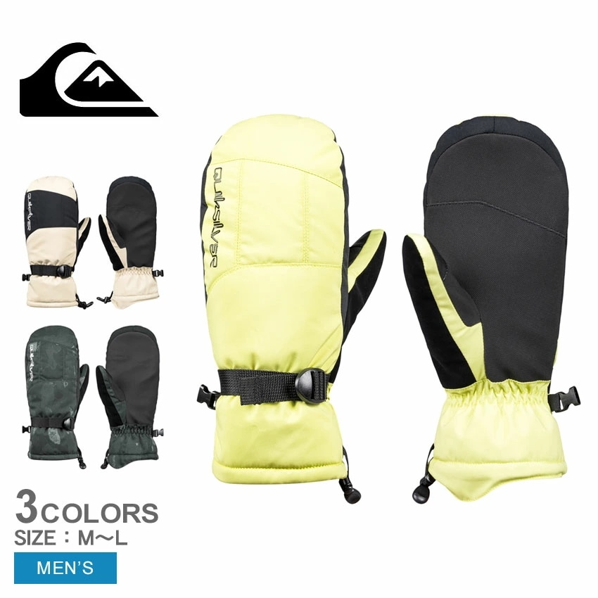 メンズ スノーボード ミトン MISSION MITT EQYHN03195 防寒 保温 防水 スキー ウィンタースポーツ アウトドア ゲレンデ 手袋 アクセサリー タッチパネル対応