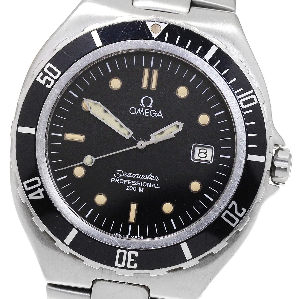 オメガ OMEGA シーマスター200 ラージサイズ デイト クォーツ メンズ _840031【中古】