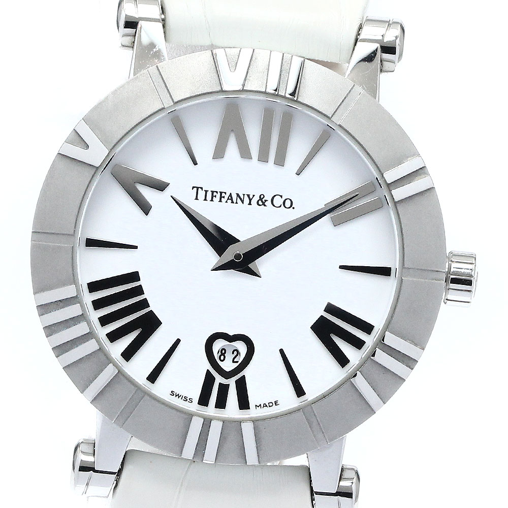 ティファニー TIFFANY&Co. Z1300.11.11A20A71A アトラス ドーム デイト クォーツ レディース 保証書付き_878293【中古】