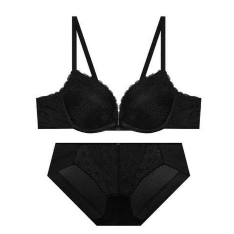 テンダー レース ノーワイヤ ブラパンツ セット - ブラック 75C 95 8,759円