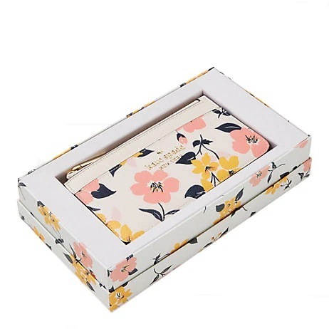 セール USA直送 アウトレット BOX付 カードケース コインケース 花柄 百合柄 K7227 7,790円