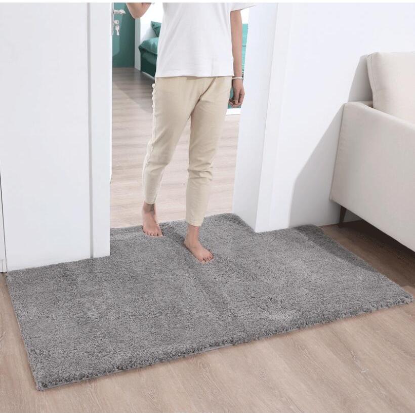 玄関マット 大判 長方形 無地 シンプル ストライプ オシャレ バスマット 滑り止め 厚手 吸水マット 耐久耐用 洗える 四季通用 現代 モダン カーペット