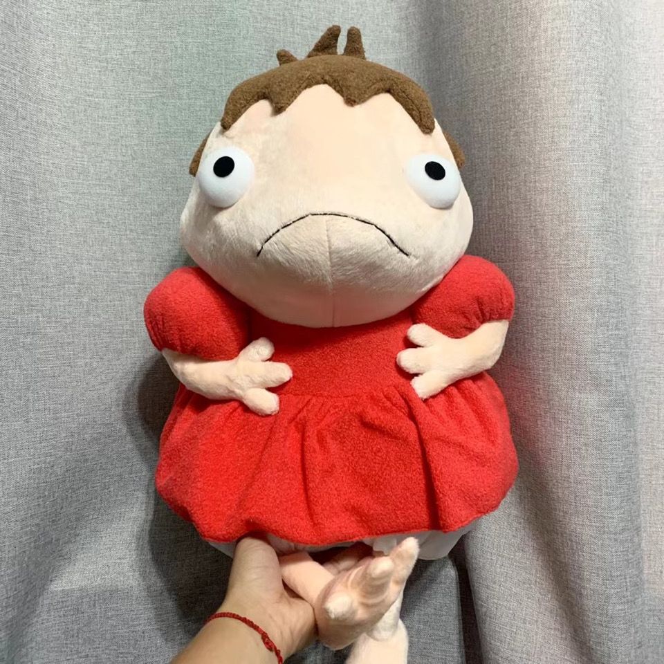 日本宮崎駿ジブリ崖の上の金魚姫波娘ぬいぐるみ大サイズ