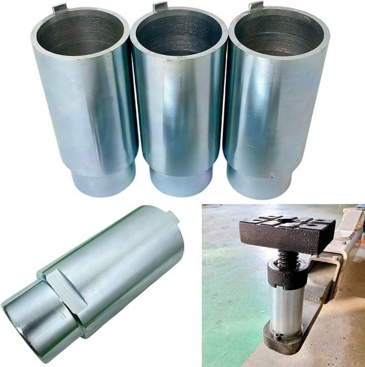 2柱リフト スペーサー 50Φ 4個セット ビシャモン Bishamon 新型リフト用 アタッチメント 延長 アダプター 門型 門柱 二柱 兼用 社外 新品 純正受台用(100mm)