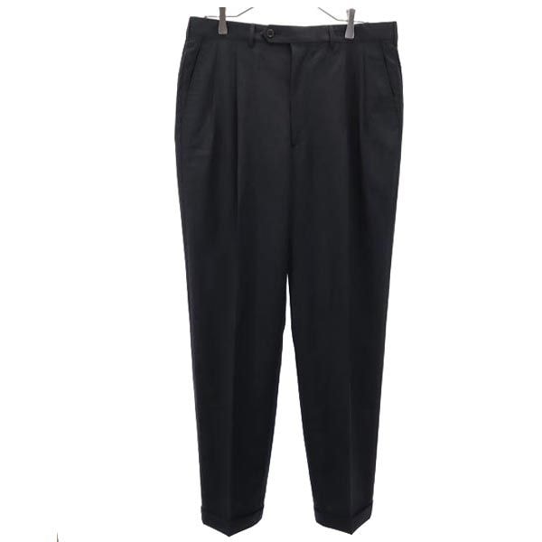 イタリア製 ウール スラックスパンツ グレー メンズ