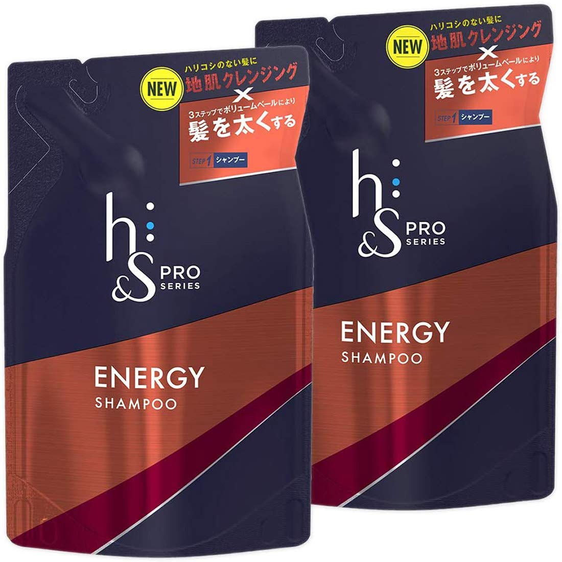 【まとめ買い】 h＆s for men シャンプー PRO Series エナジー 詰め替え 300ml×2個 7,592円