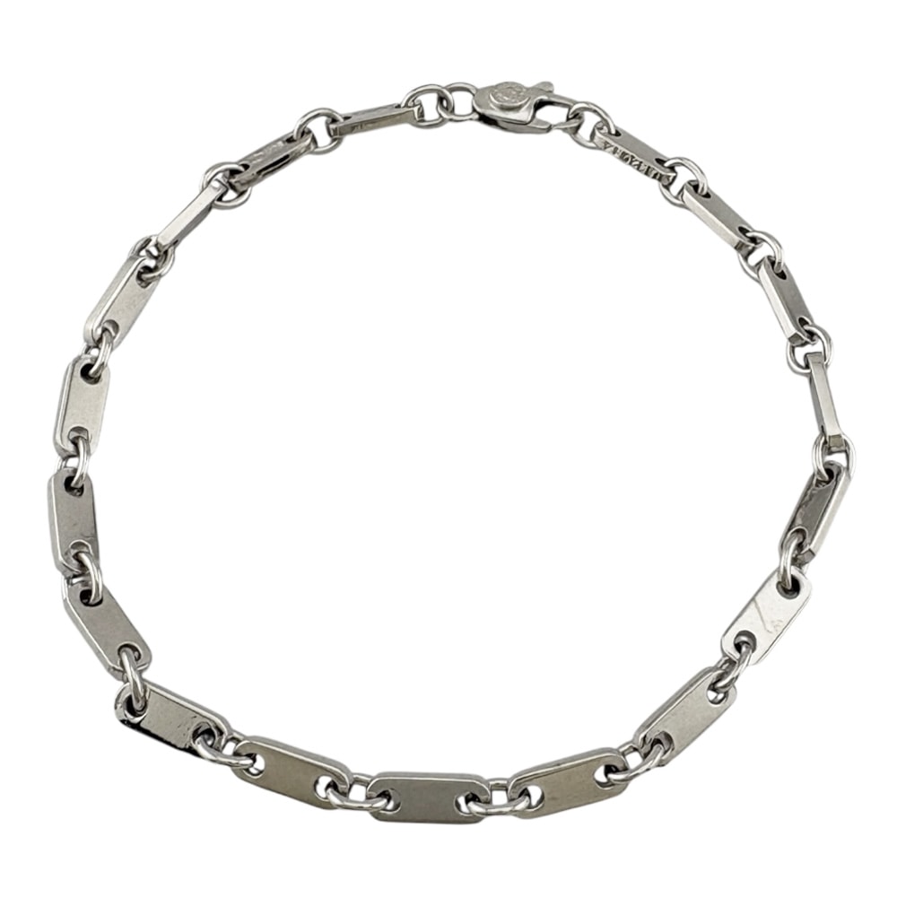 カルティエ フィガロ ブレスレット 18金 K18ホワイトゴールド CARTIER 中古 美品