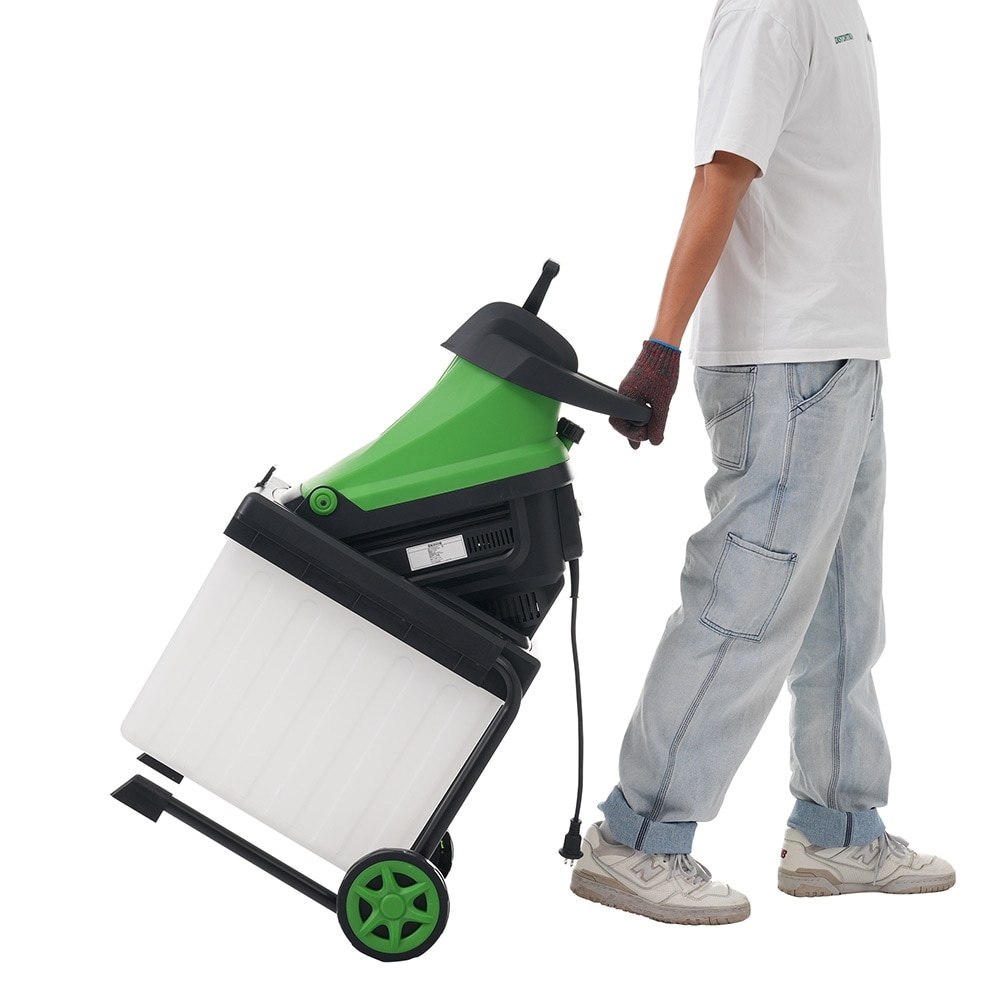 【国内即日発送】【本体のみ】ガーデンシュレッダー 電動粉砕機 竹 枝 木 家庭用 小型 軽量 BOX付き