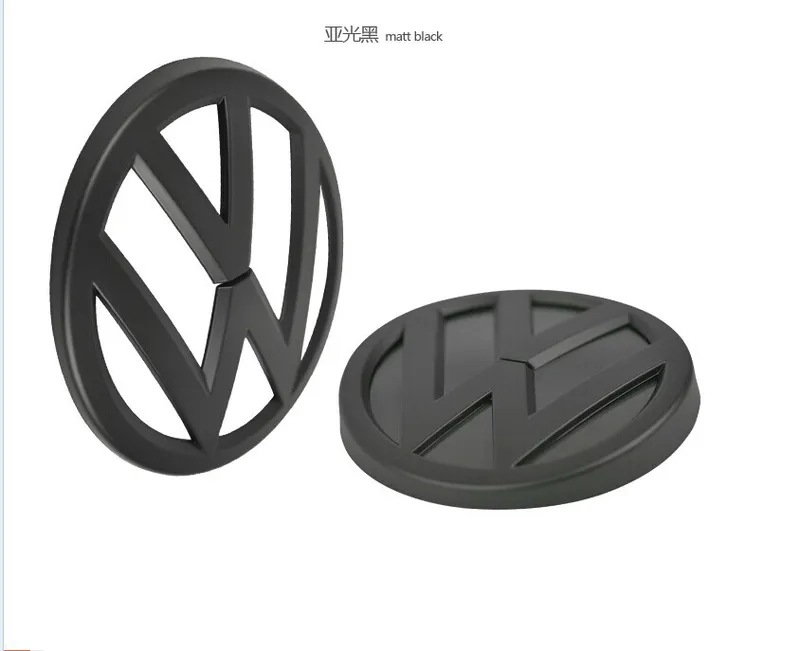 ABS素材のエンブレムカバー,フォルクスワーゲンゴルフ7,mk7,gtiのロゴとバッジ GOLF 7 Matte black