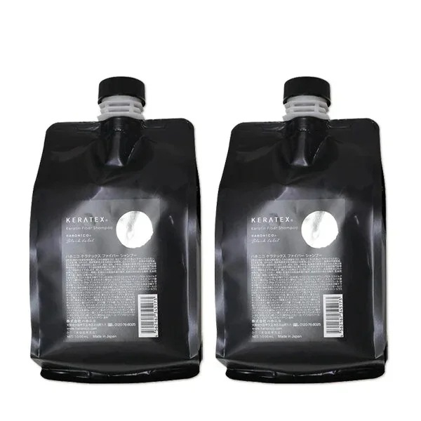 ケラテックス ファイバー シャンプー 1000mL 詰め替え 2個 セット