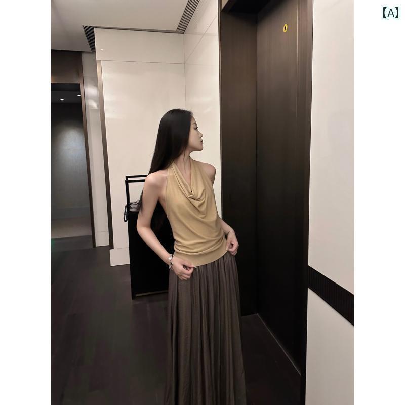 レディース トップス ホルターネック レディース トップス ホルターネック 5 werkwen トップス. レディース 夏用 スウィング カラー. バックレス. ノースリーブ. ホルターネック. 万能