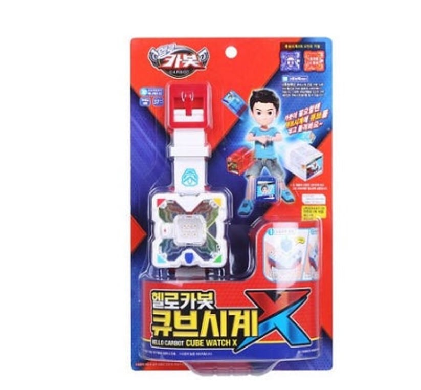 チョイラック限定版ハローカーボットキューブ時計X NEWカーボット