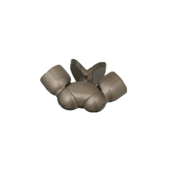 シロクマ C形ブラケットL出隅フレキシブル アンバー BR-616 32φ 5,481円