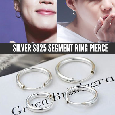 送料無料 1ea 防弾少年団 Bts Jimin Suga Bigbang Gd G Dragon ジヨン シルバー92 5セグメントリングピアス 4size イヤリング クリスマスファッション Vivalafocaccia Com