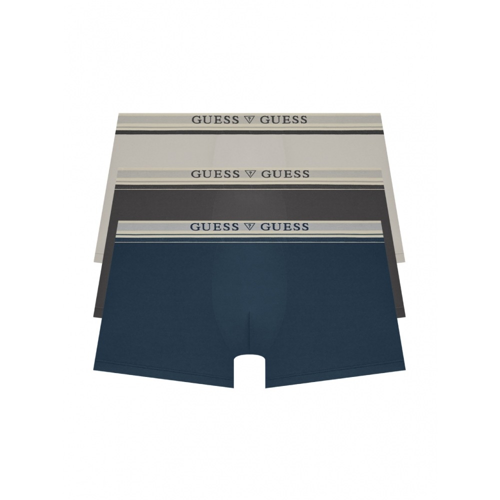 GUESS アンダーウェアクリームバンドエアロクールローズセット 3パック (LGY CH NY)
