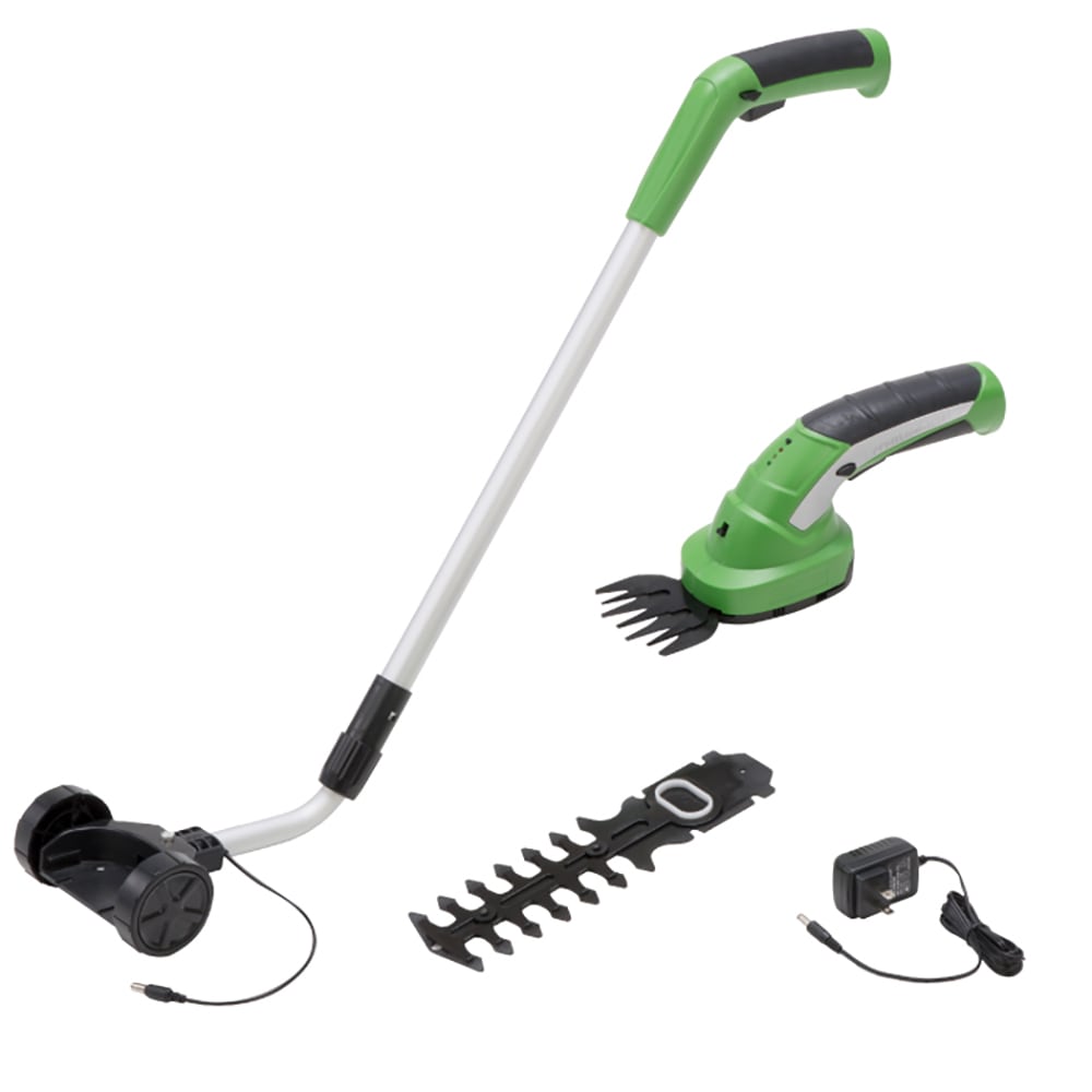 3WAY 電動 草刈機 ブラッシュカッター バリカン 草刈り 草刈り機 芝刈り機 コードレス 替刃 カート 延長スティック 付 らくらく 雑草 刈込 生垣 剪定 ガーデン 大掃除 楽々 替え刃 取替え