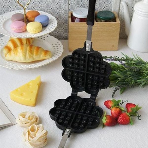 四つ葉のクローバーワッフル パンワッフルパン 製菓用パン ワッフルメーカー ワッフルメーカー キッチン用品