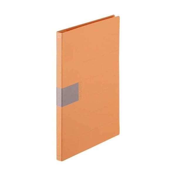 (まとめ) ライオン事務器 フラットファイル(カラーチョイス) A4タテ 150枚収容 背幅18mm オレンジ No.5118 1冊 (×50セット)