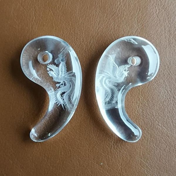 ビーズ アクセサリー用品 アクセサリー道具 材料 手芸 ハンドクラフト コレクション 勾玉 天然水晶