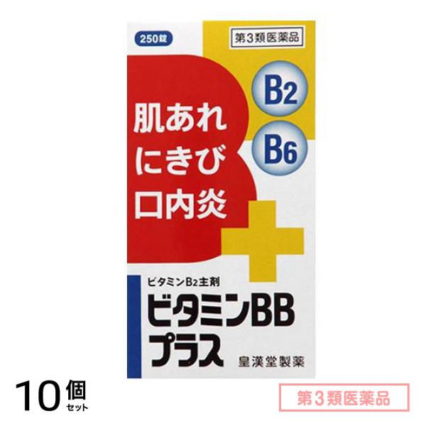 第３類医薬品 ビタミンBBプラス「クニヒロ」 250錠 10個セット