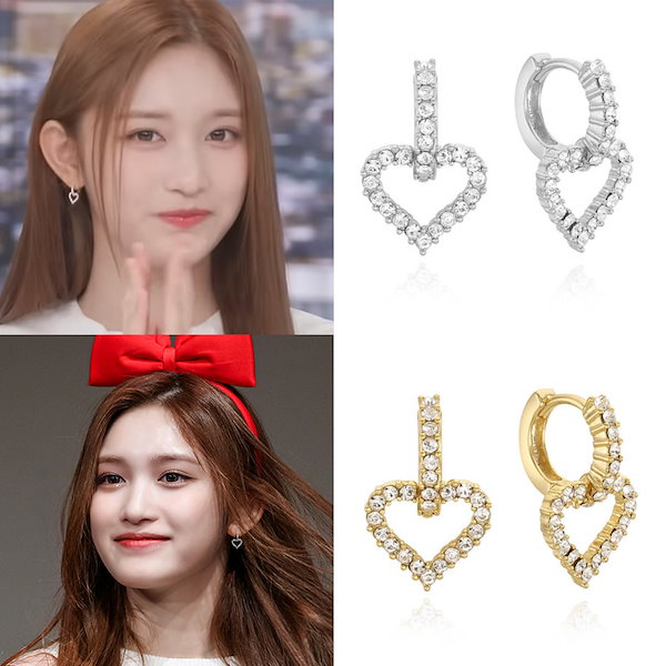 【ENGBROX】shimmering heart earring〜ピアス#IVE イソさん着用 org.jpg