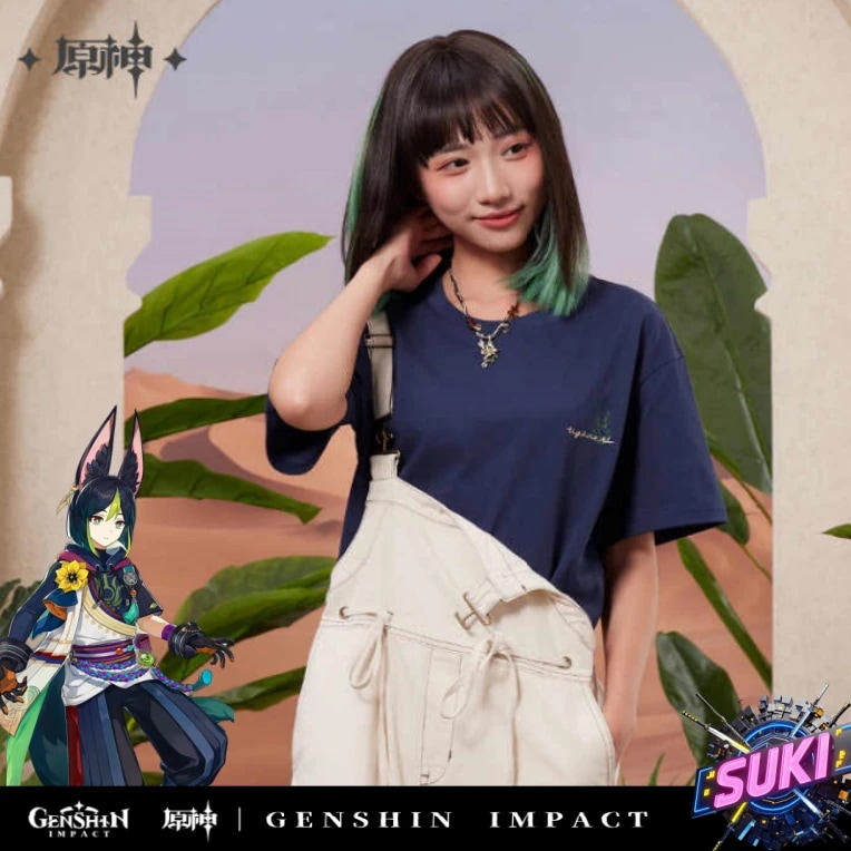 「tシャツ」【プロ品質を極める!】原神 グッズ / ティナリ インプレッションシリーズ / Genshin Impact Tighnari 提纳里 げんしん コスプレ 2