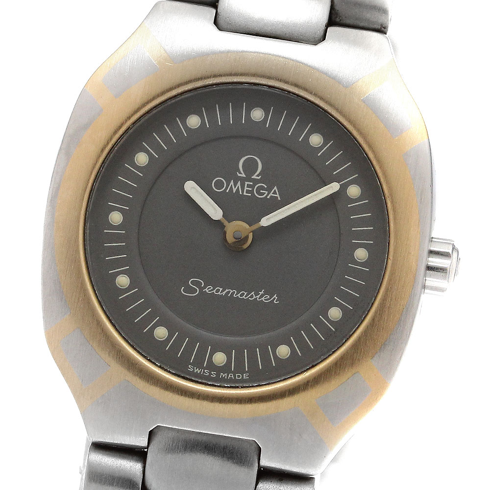 オメガ OMEGA シーマスターポラリス クォーツ レディース _905245【中古】
