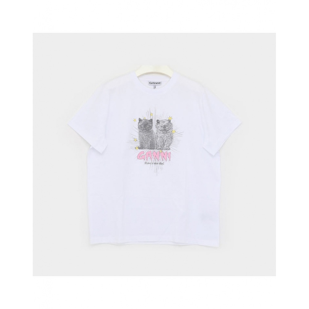 ガニキトンプリントショートスリーブレディースTシャツ T4060 151