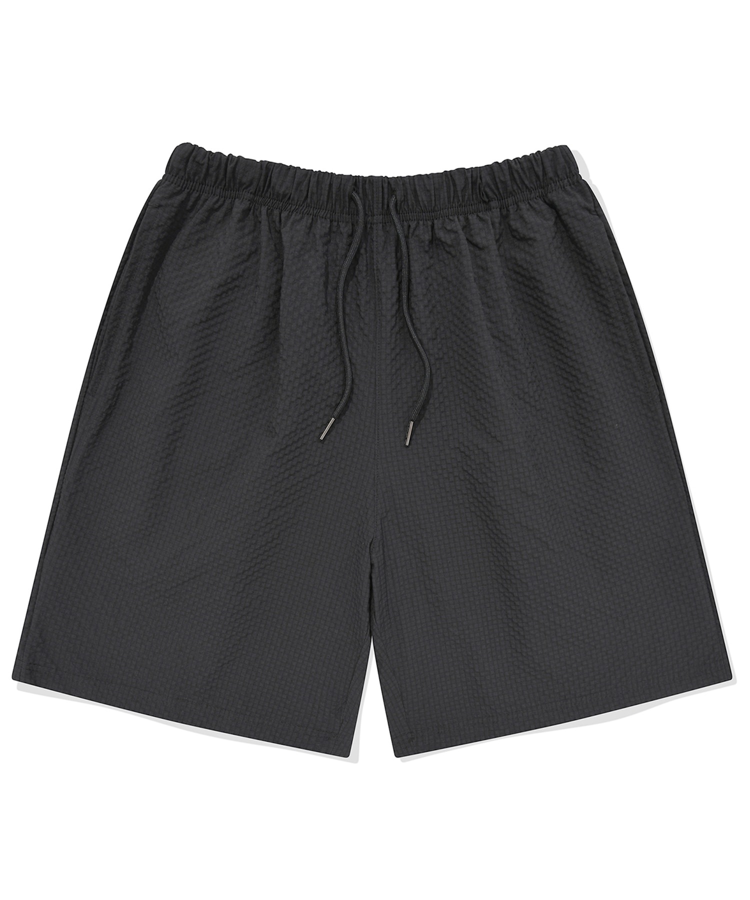 SP Seersucker Pocket Shorts-Black