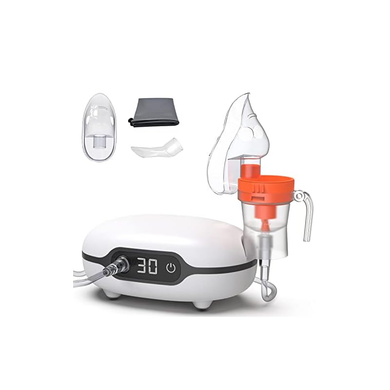 【2023年業界初噴霧時間を視覚化】ネブライザー 吸入器 コンプレッサー式ネブライザー「メディケン」ネブライザ 液晶ディスプレイ タイマー機能 小型タイプ 細かい霧状3.5μm 鼻うがい 花粉対策 パ