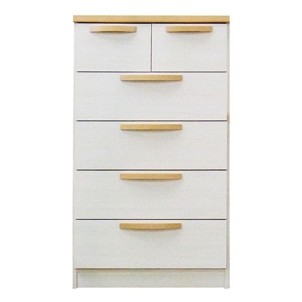 日本製 ハイチェスト 5段 69.5cm幅 ナチュラル 完成品 チェスト タンス 衣類収納 引出し収納