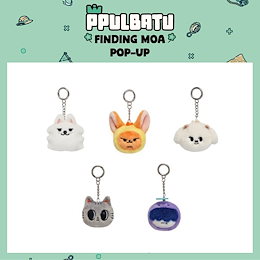 t×t プルバトゥ　ポップアップ　グッズ　ぬいぐるみキーリング　5個セット TXT プルバトゥ 日本ポップアップ キーリング ぬい ぐるみ5体