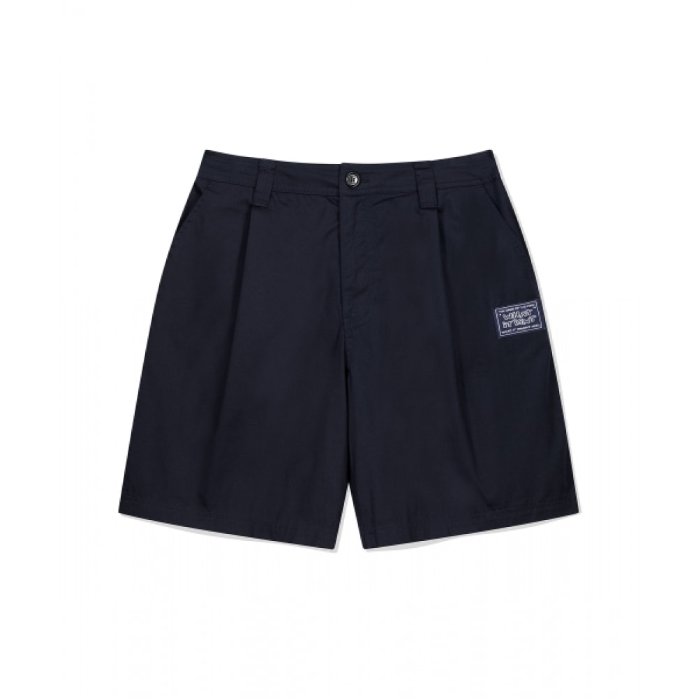 WHATITISNT ロゴラベルチノショーツネイビー